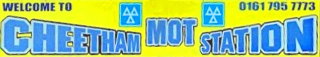 Cheetham MOT Station logo